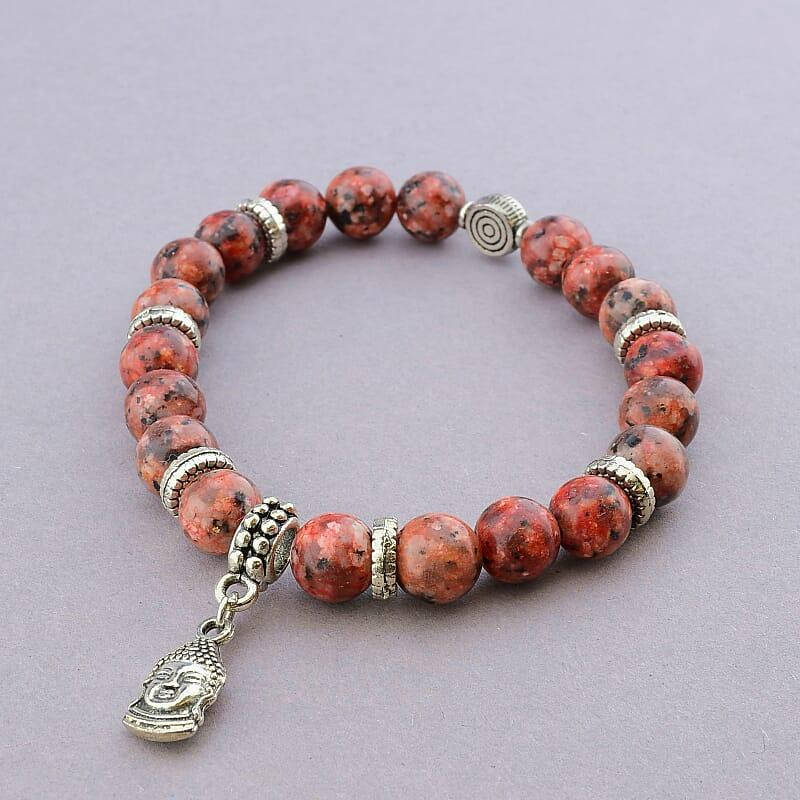 

088122 Браслет Яшма 17 см.