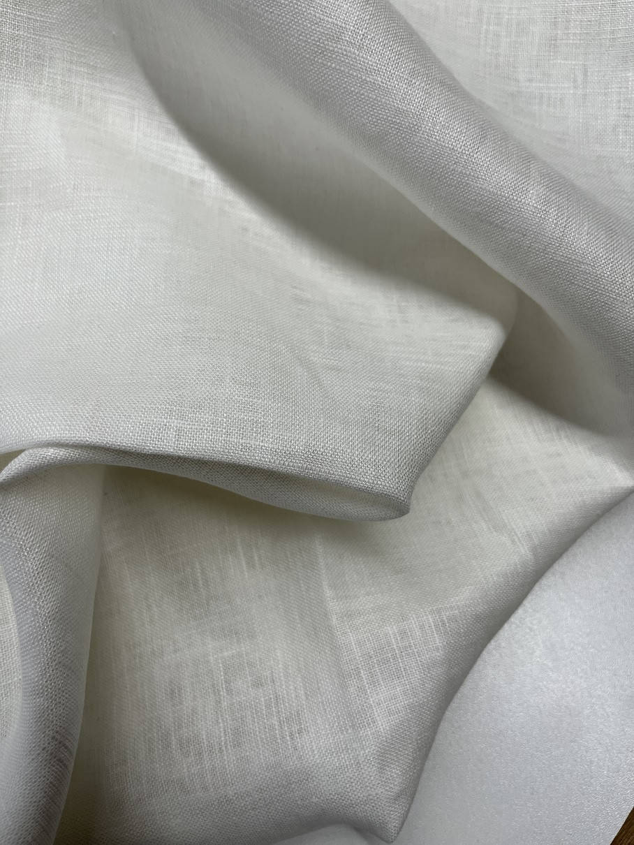 

Лён Organic Linen 100%/ молоко, Молочный