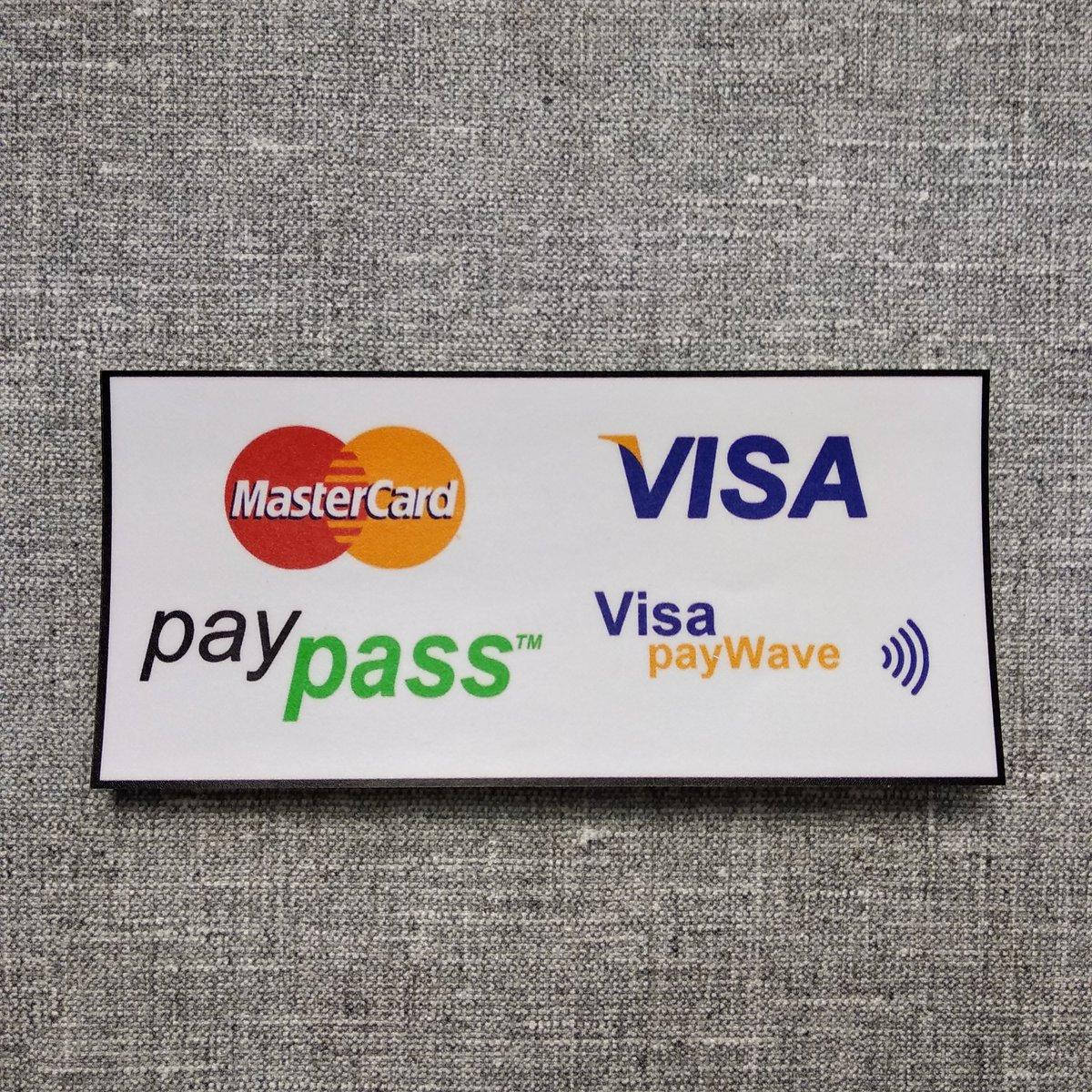 

Наклейка Виза, Мастеркард, Pay Pass, Visa payWave