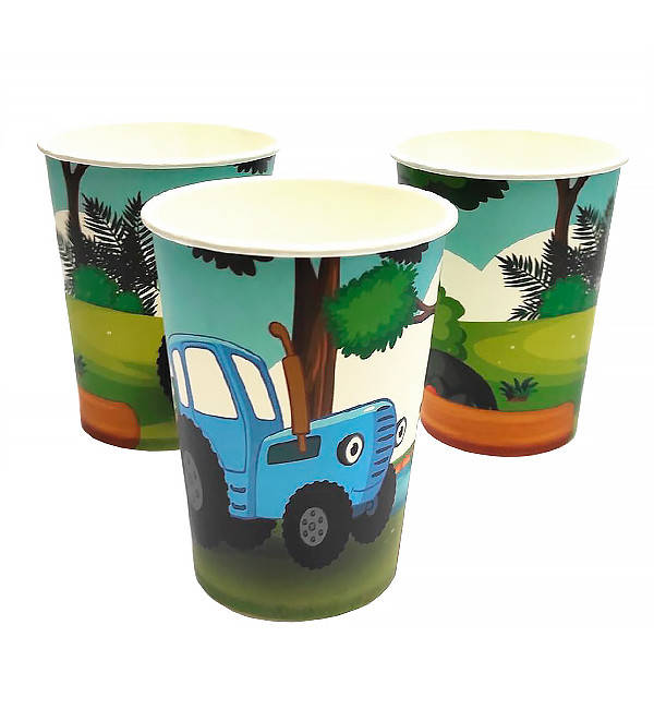 

Бумажные стаканы "Трактор" 10 шт, Польша, 250 мл.