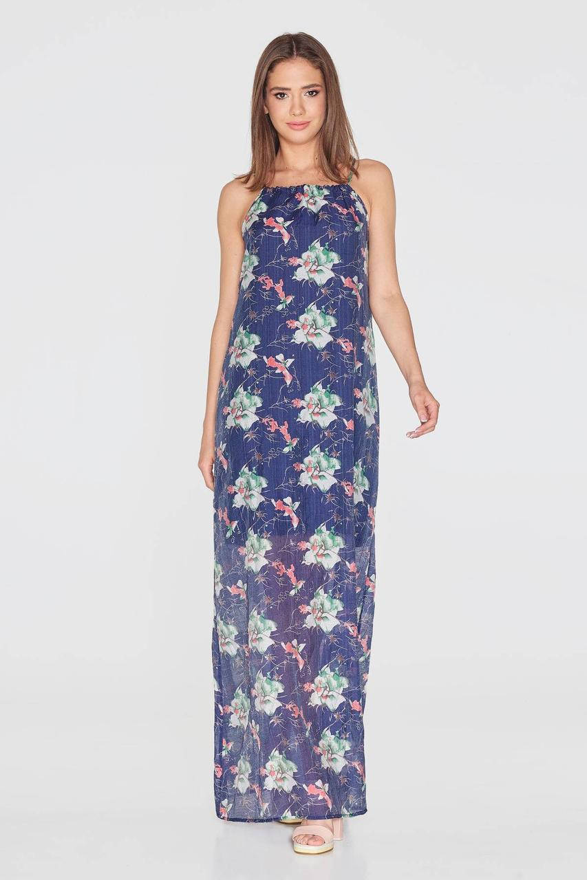 

Сарафан женский длинный синий Nenka 766-c01