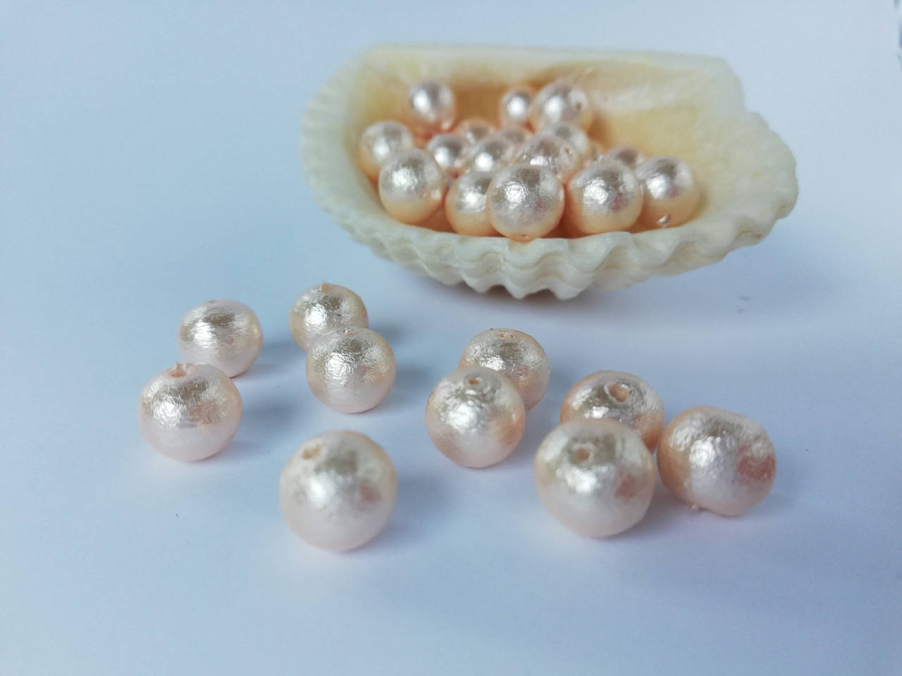 

Бавовняні перлини Miyuki. Японія 8 мм Pink