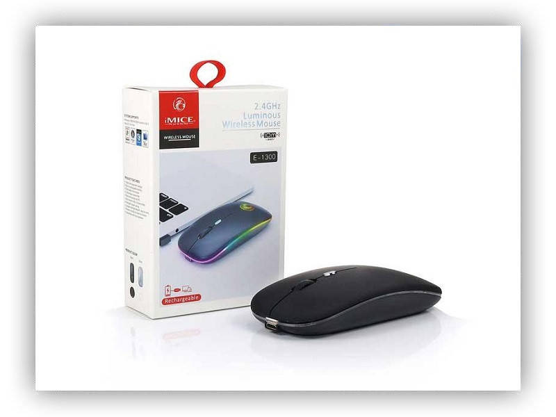 

Компьютерная мышь беспроводная RGB iMICE E-1300