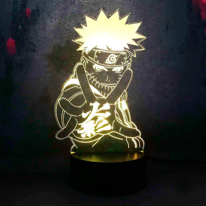 

Настольный светильник-ночник Наруто 3D MOON LAMP Naruto 16 Цветов (7296)