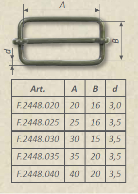 

Регулятор 40мм F.2448.040 хакі ARTA-F Арта