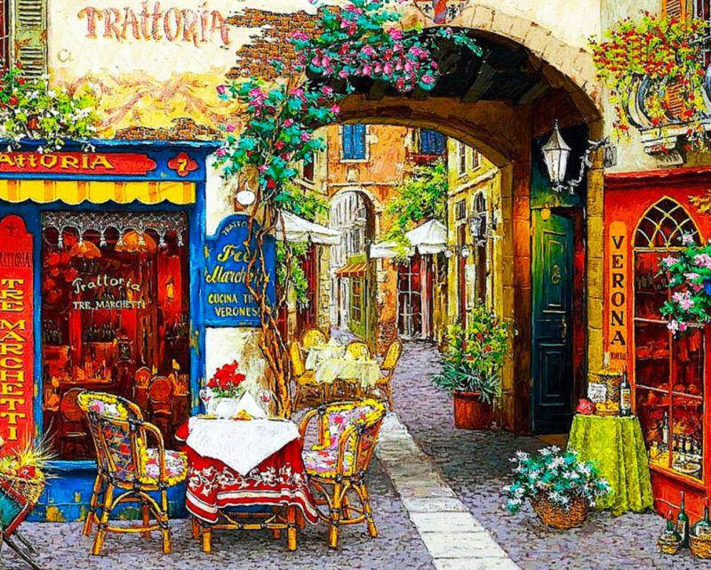 

Картина по номерам "Таверна в Вероне" тм Лавка Чудес 40 x 50 см (в коробке) (LC30099)