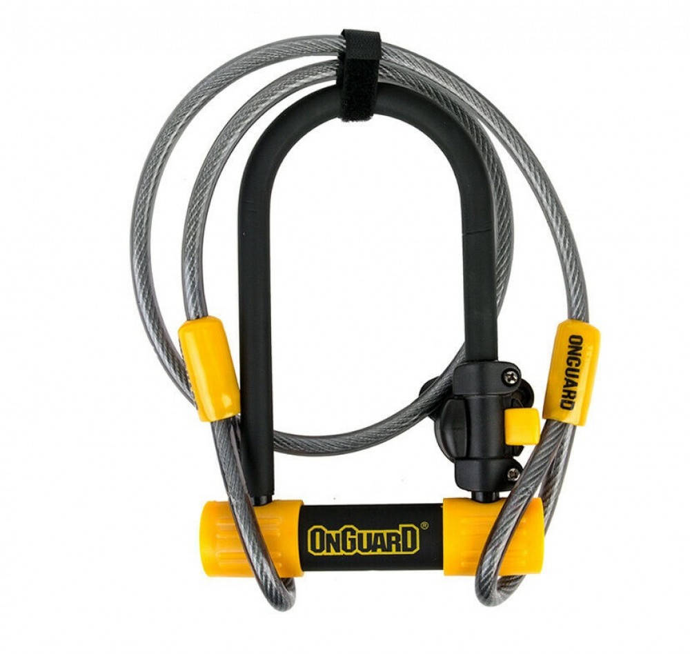 

Велозамок Onguard U-lock 8015M BULLDOG Medium DT 90x175 Чорний з жовтим LCK-93-46