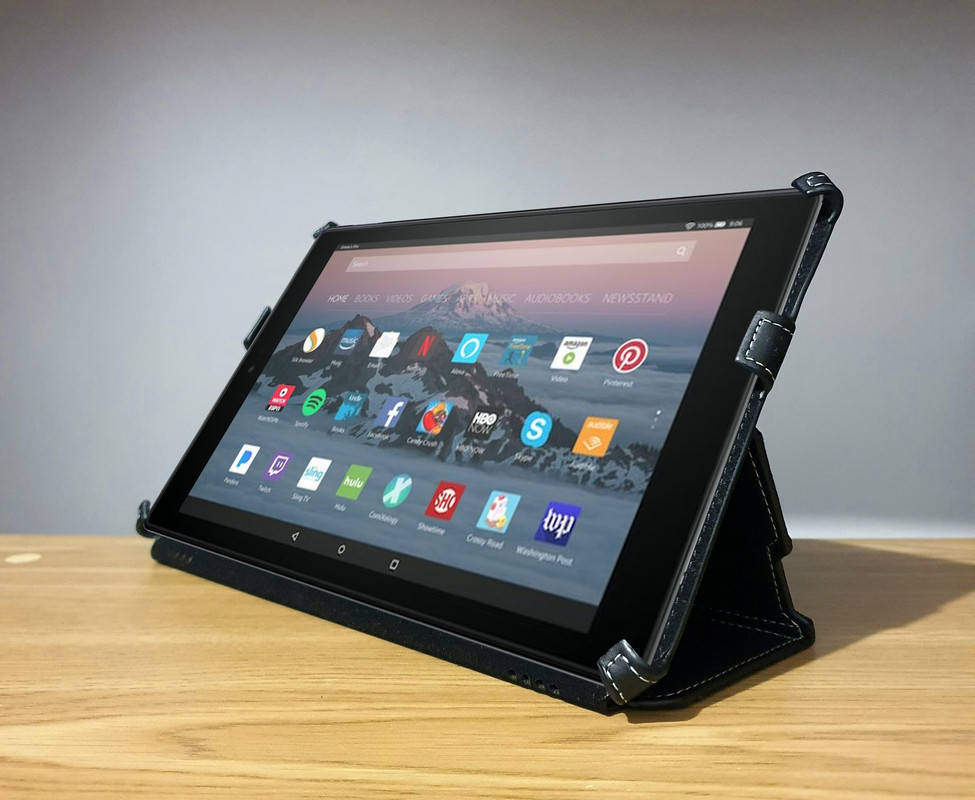

Чехол VIP для планшета Amazon Fire HD 10 2017, Black, Черный