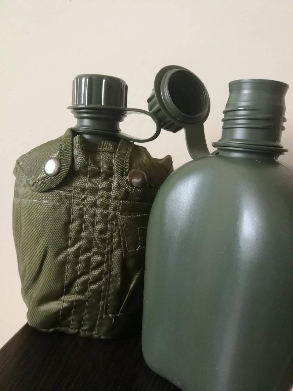 

Тактическая фляга+ чехол Mil-Tec. Есть в наличии 18.07, быстрая отправка, Зелёный