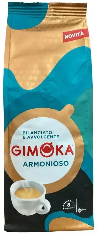 

Кофе молотый Gimoka Armonioso (Джимока), смесь робусты и арабики, 250г, Италия