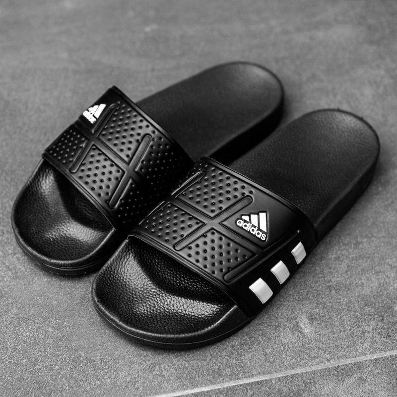 

Мужские Шлепанцы Тапочки ADIDAS Сланцы Адидас Черные Размеры 40, Черный