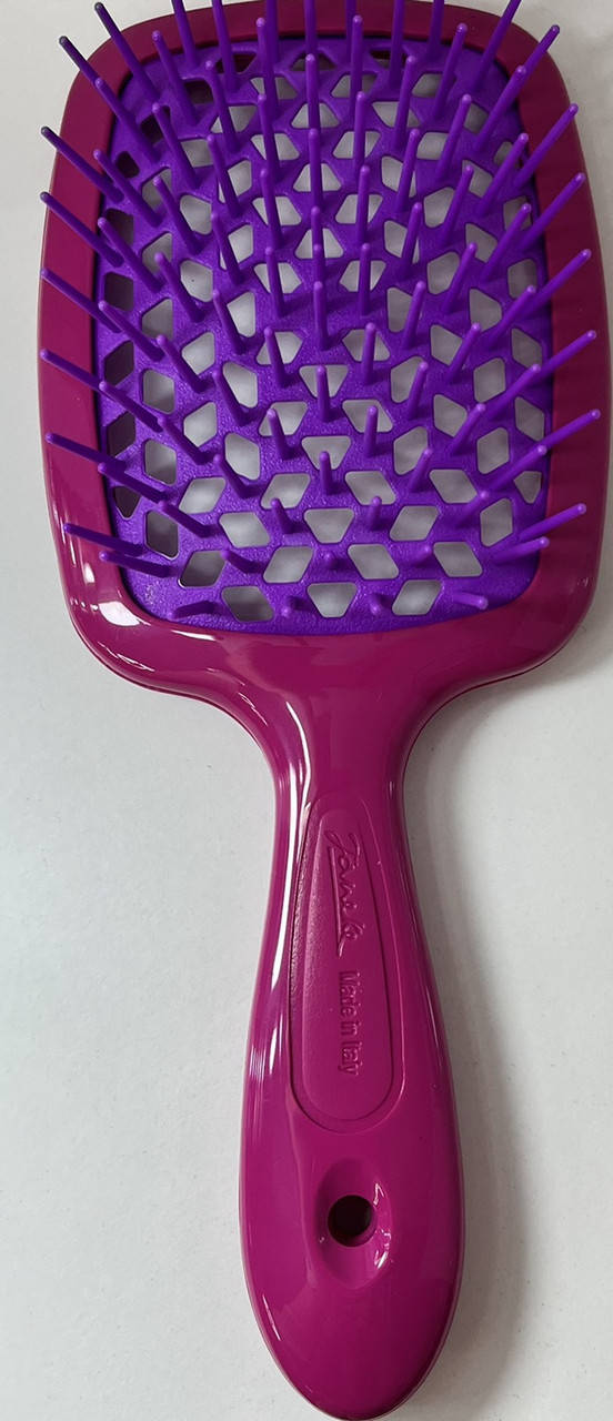 

Расческа Janeke 1830 Superbrush The Original Italian оригинал Джанек малиновая с фиолетовым
