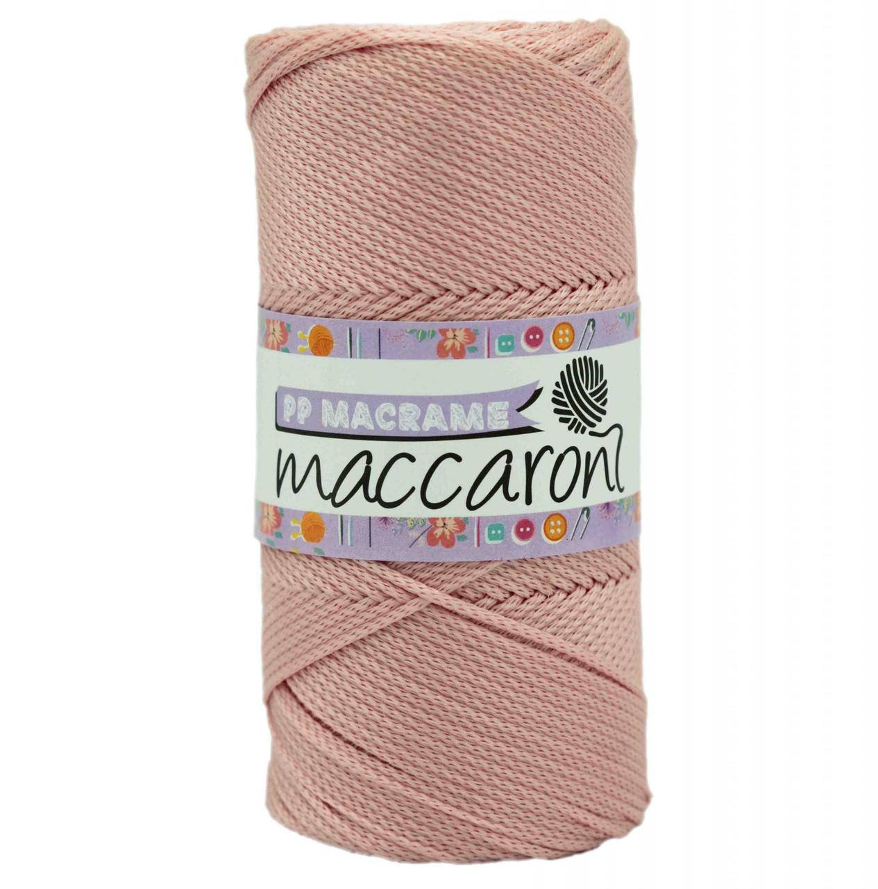 

Полипропиленовый шнур Macrame Maccaroni 2,5 mm , розовый
