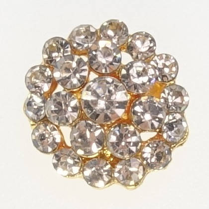 

Брошь "Круг с стразами"