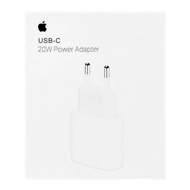 

Оригинальный адаптер питания Apple 20W USB-C Power Adapter MHJ83ZM/A , A2347, Белый