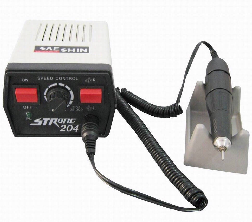 

Фрезер для маникюра и педикюра Strong 204/102L 35000 rpm. 65w, Черный