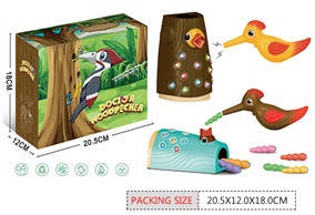 

Игра "Накорми птенца" птичка кормит птенцов, магнитные червячки, в кор. 20,5*12,0*18см /48-2/