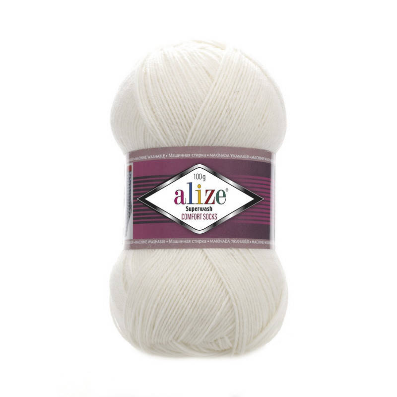 

01 Пряжа Alize Superwash Comfort Socks