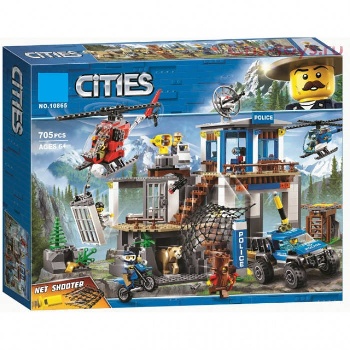 

Конструктор "Citles" (10865) Штаб-квартира горной полиции, 705 деталей