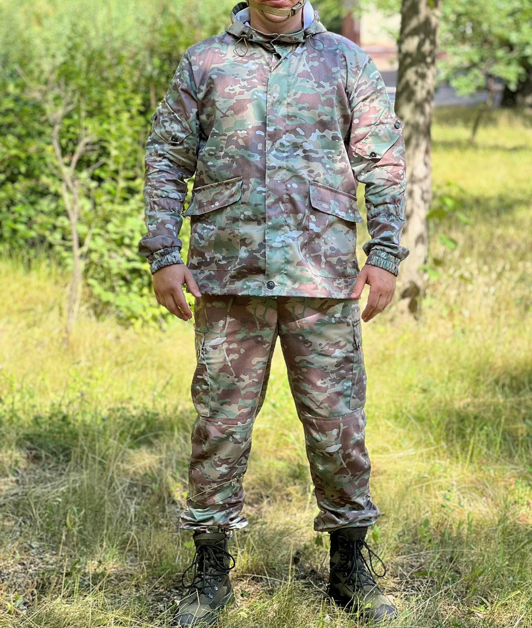 

Костюм военный летний Мультикам, легкая дышащая ткань., Хаки