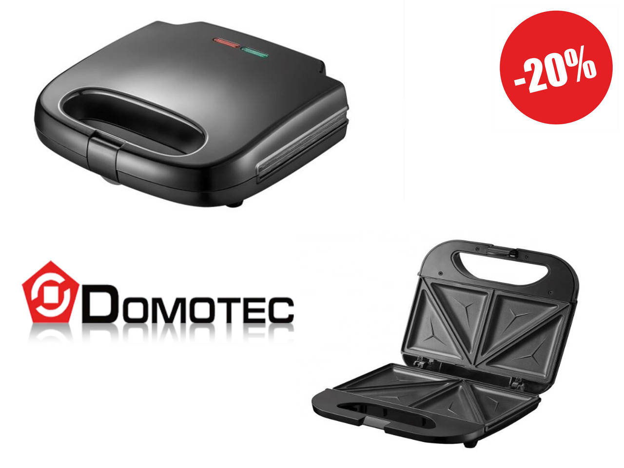 

Электрическая сэндвичница бутербродница DOMOTEC MS-7777