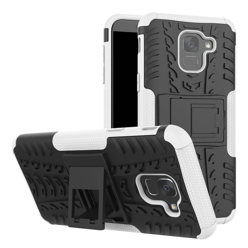 

PC + TPU чехол Armor для Samsung Galaxy J6 2018 (8 цветов) серый