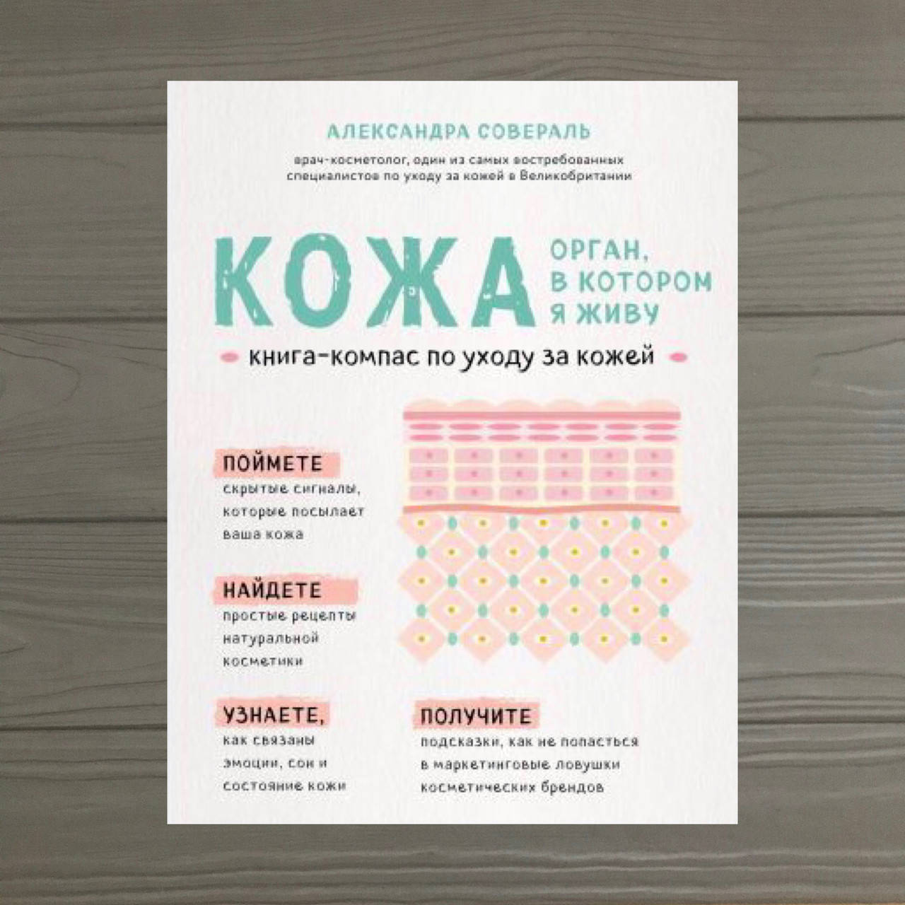 

Александра Совераль Кожа: орган, в котором я живу. Книга-компас по уходу за кожей