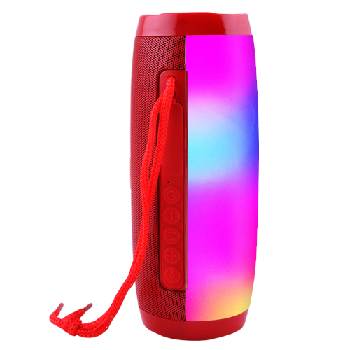 

Портативная колонка T&G TG157 с подсветкой, Bluetooth, радио, speakerphone, красный