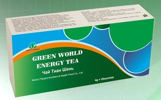 

Чай Тиан Шень Green World.Прилив сил и энергии.Чистый организм