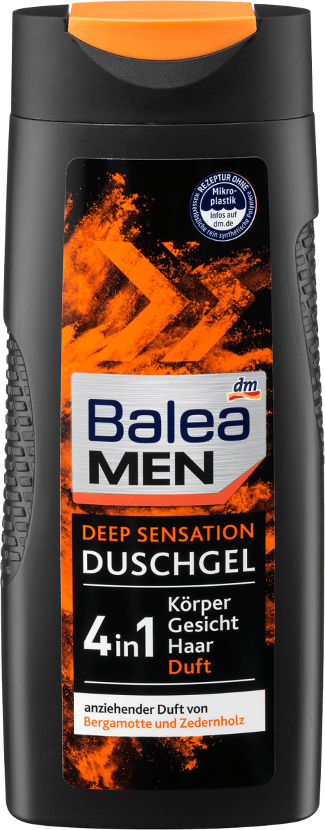 

Гель для душа Balea Men Deep Sensation 4in1, 300 ml