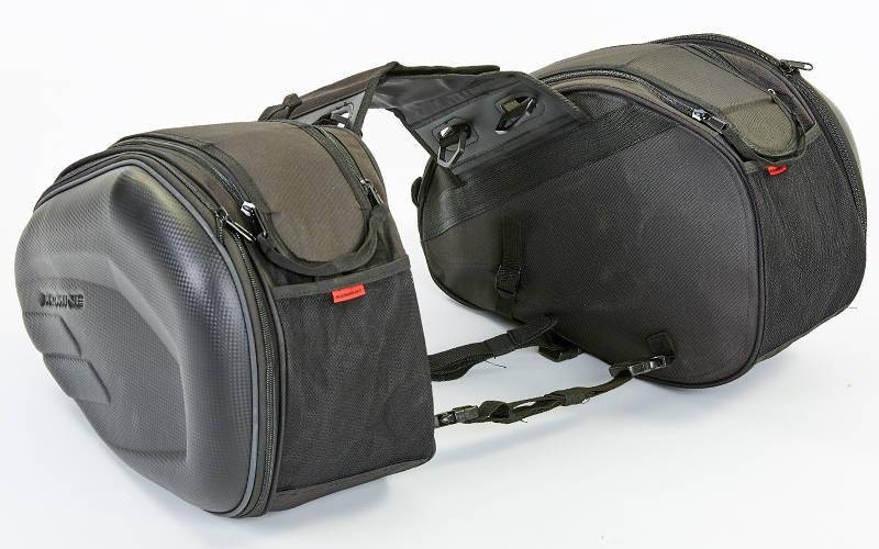 

Мотосумка KOMINE B1207 2 кофра черный