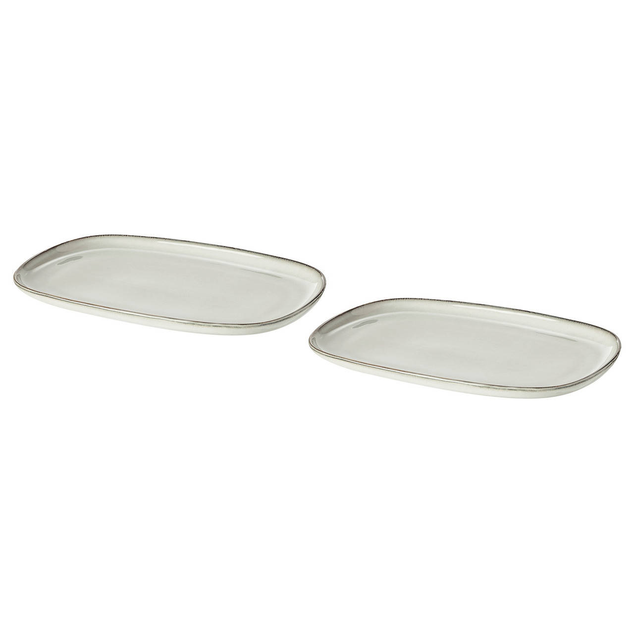 

Тарелки IKEA GLADELIG, 2шт, серые, 20x13 см (ИКЕА ГЛАДЕЛИГ), Серый