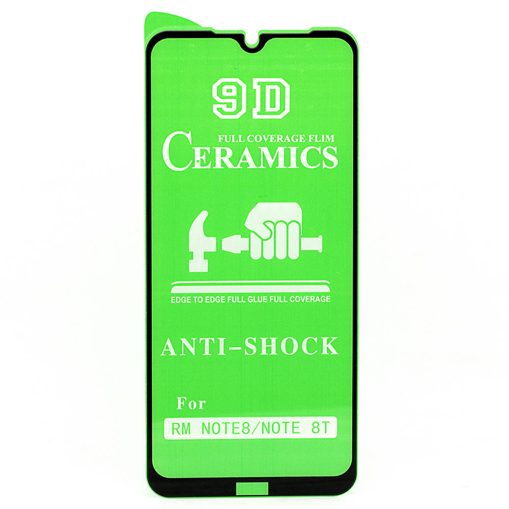 

Защитная пленка-стекло AVG Ceramics для Xiaomi Redmi Note 8 бронированная с рамкой Black