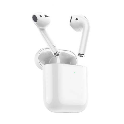 

Беспроводные сенсорные Bluetooth наушники вкладыши TWS Hoco EW02 Plus с микрофоном, кейсом для зарядки, Белый