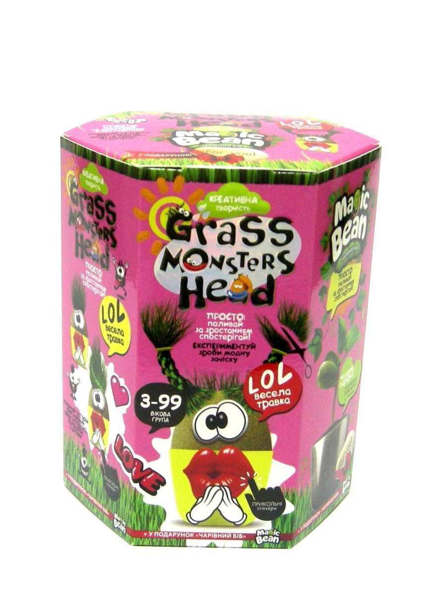 

Набор креативного творчества "Grass Monsters Head", Danko Toys, GMH-01-05U