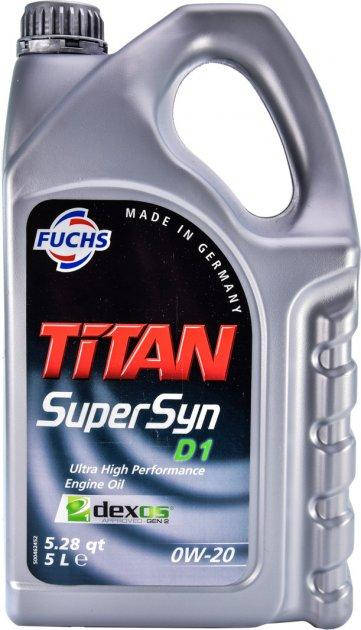 

Моторное масло Fuchs Titan SuperSyn D1 0W-20 5л