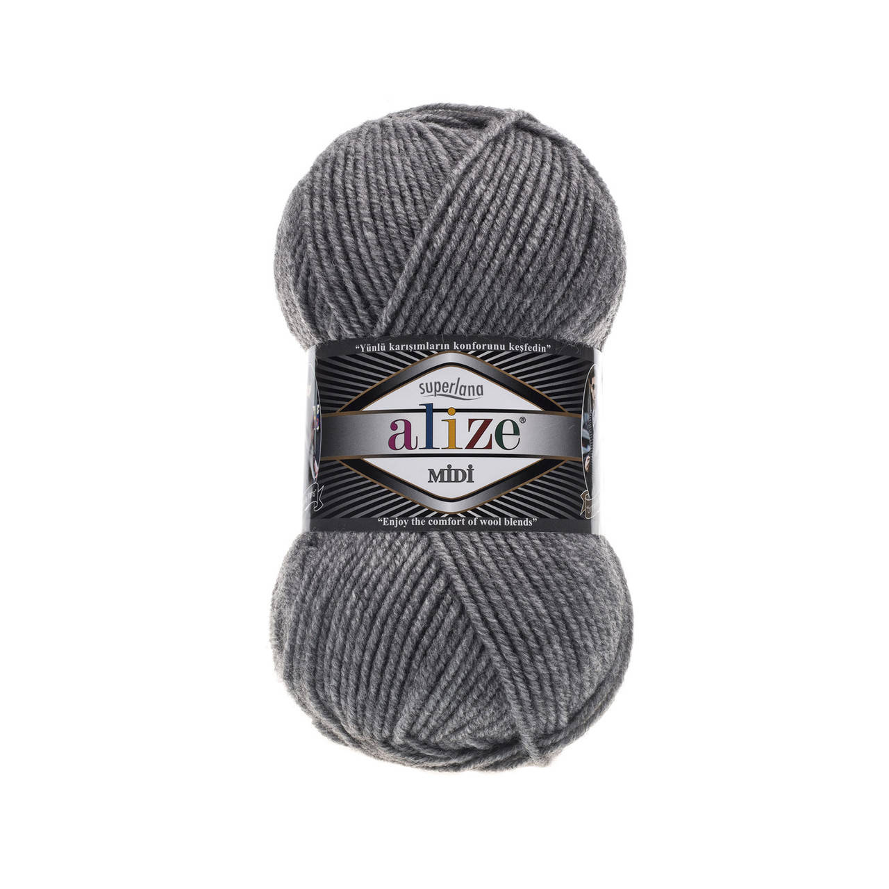 

Alize Superlana Midi серый меланж №21