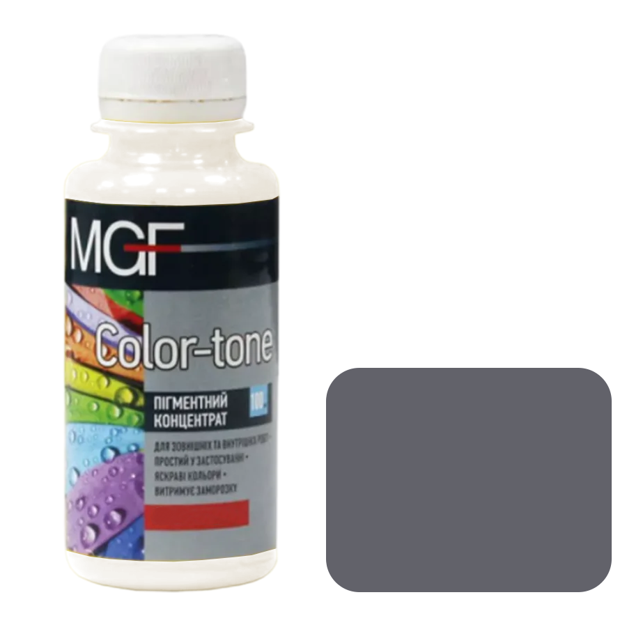 

Пигментный концентрат, краситель MGF Color Tone (100 мл) черный №21