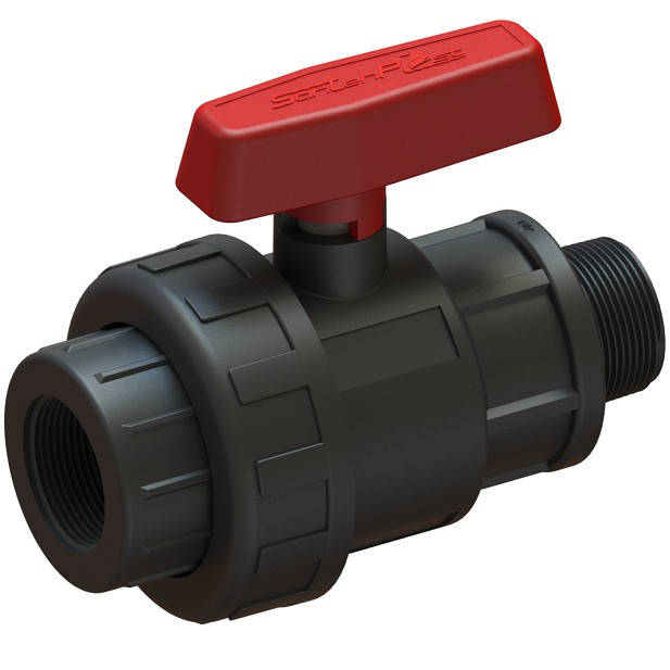 

Santehplast Кран шаровый 3/4 ВН, Черный