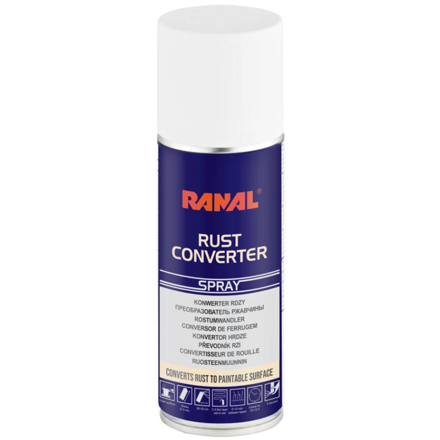 

Преобразователь ржавчины и эпоксидный грунт Ranal Rust Converter 2 в 1 200 мл