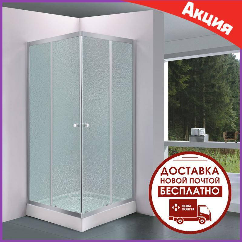 

Душевая кабина квадратная 80x80 см с поддоном Lidz Wawel квадратный душевой уголок