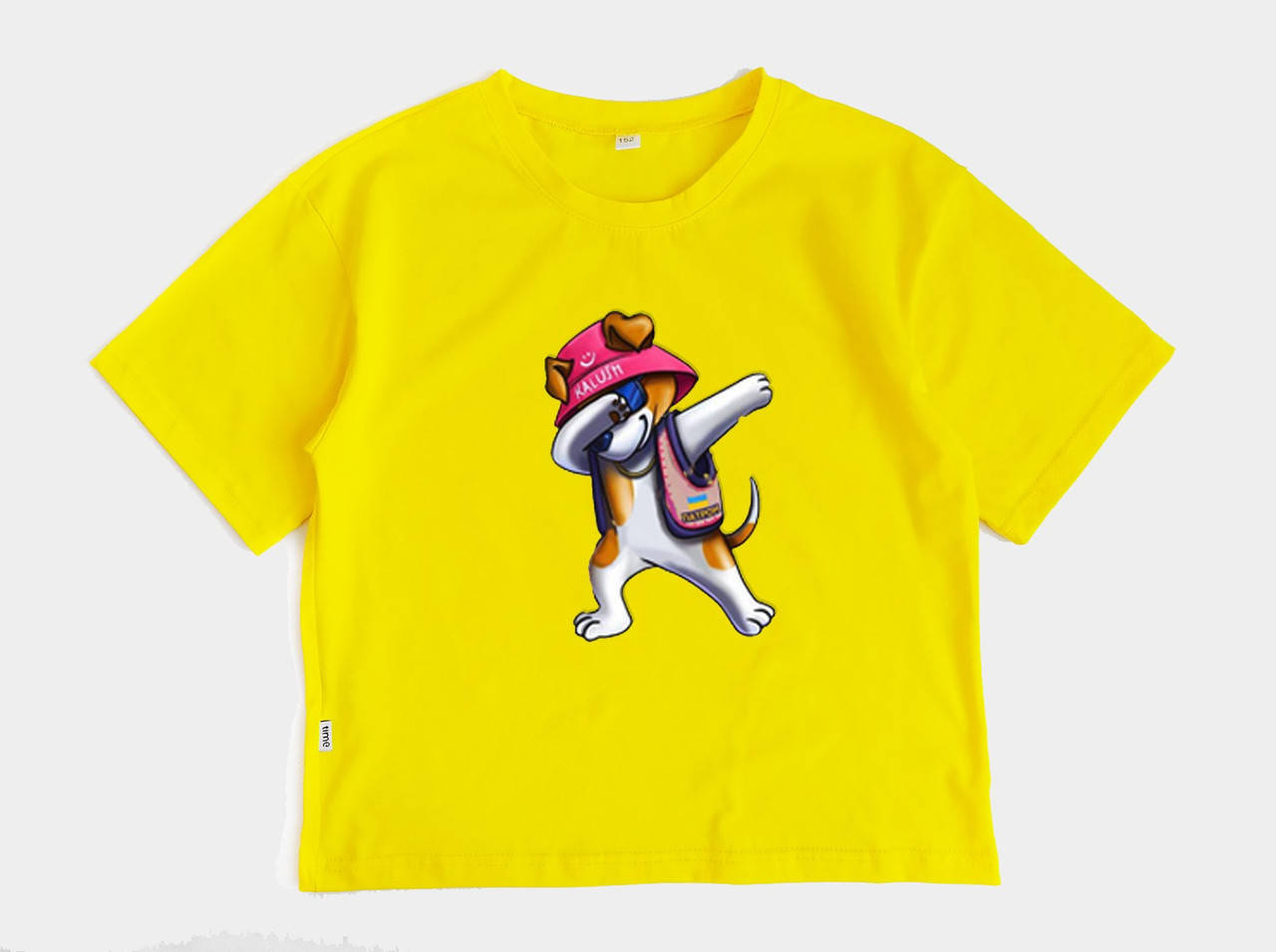 

Футболка "Стафанія" для дівчаток, патріотична 10198 140, Лимонный