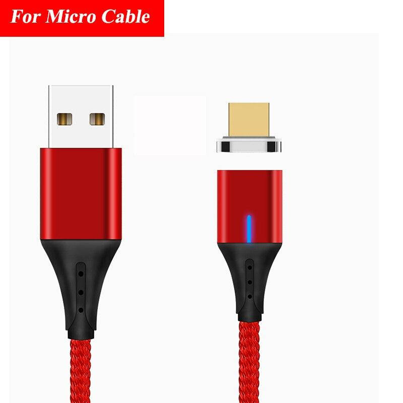 

Магнитный кабель Tiegem USB - Micro USB 2 метра DE43113 Красный