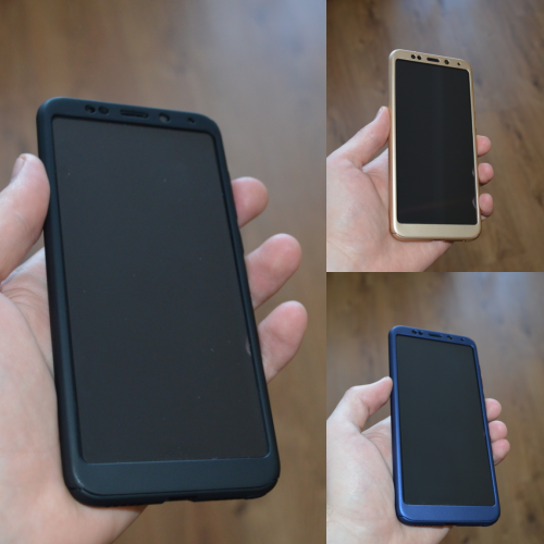 

3D Чехол 360° Xiaomi Redmi 5 Plus/ 5+ противоударный + СТЕКЛО В ПОДАРОК. Чохол сяоми редмі 5 плюс, Разные цвета