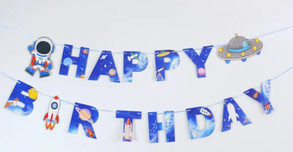 

Бумажная гирлянда Летающая тарелка, 3 метра