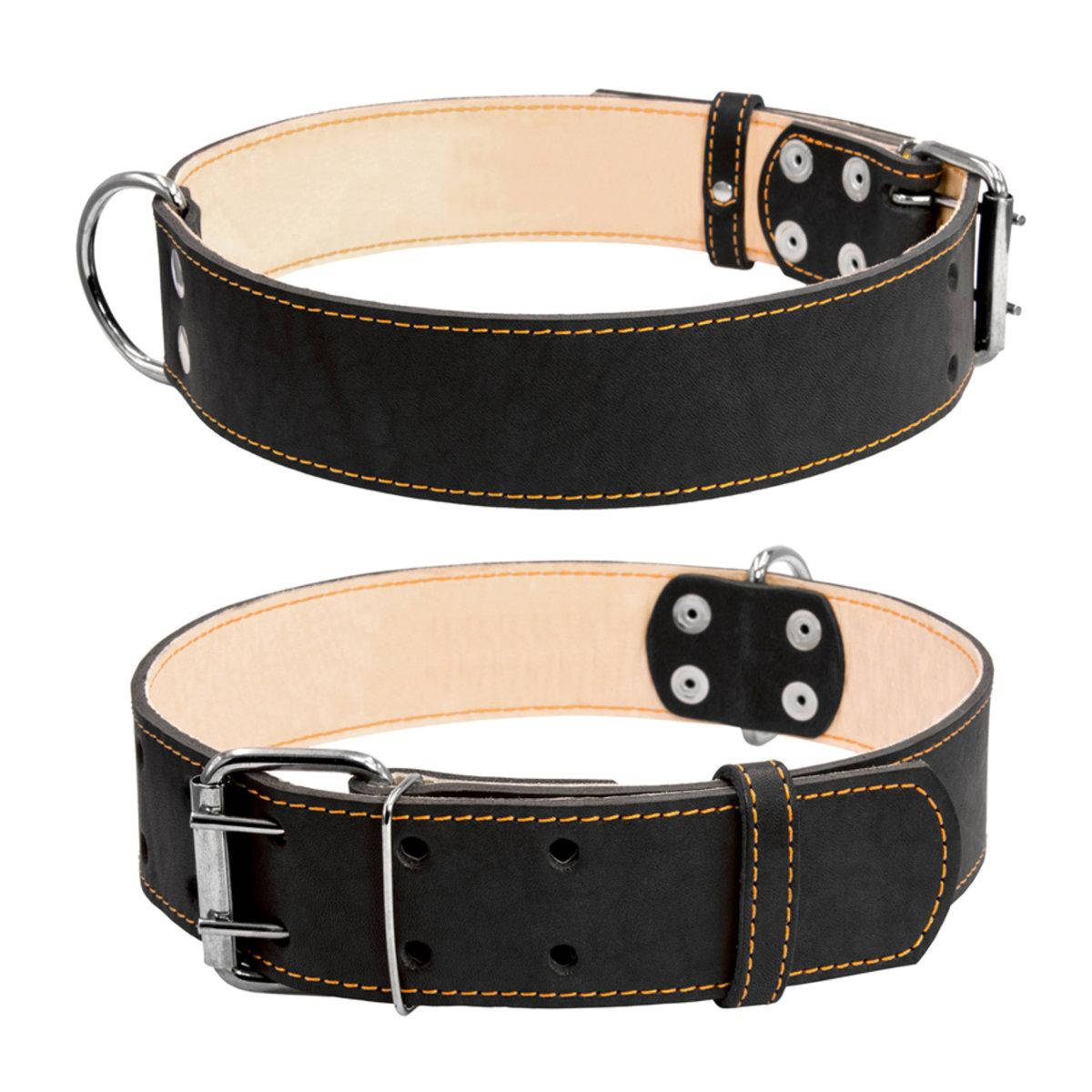 

Нашийник "CoLLaR" подвійний (ширина 45мм, довжина 56-68см), чорний