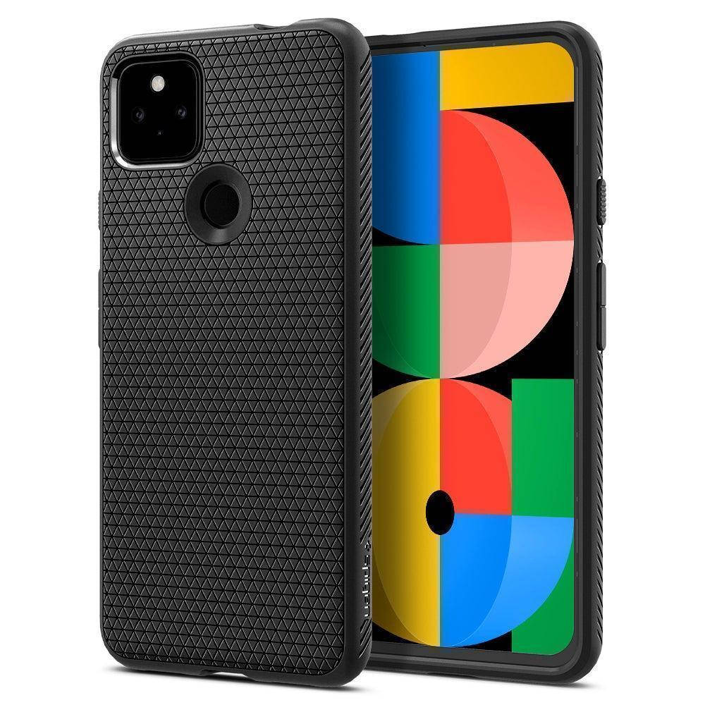

Чехол Spigen Liquid Air для Google Pixel 5a (5G) Matte Black (ACS02907), Черный