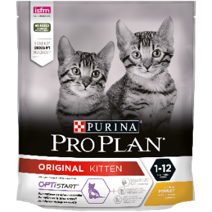 

Сухой корм для котят PURINA® PRO PLAN® ORIGINAL KITTEN Chicken с курицей 400 гр