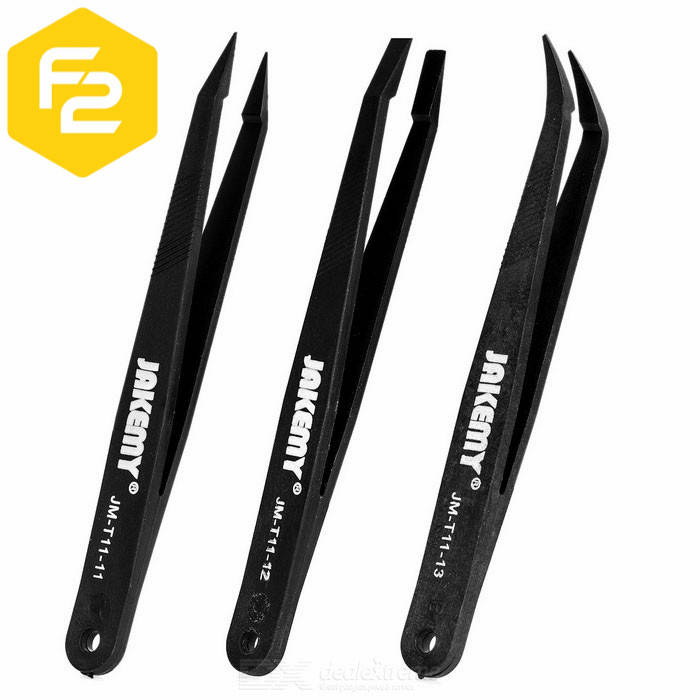 

Набор пинцетов антистатических 3 шт, Jakemy JM-T11
