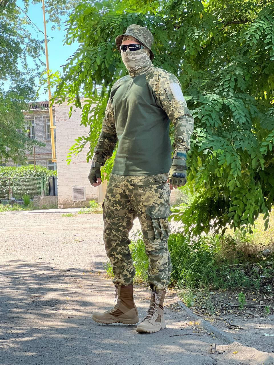 

Тактическая военная форма Пиксель Рубашка + Брюки ВСУ ТРО